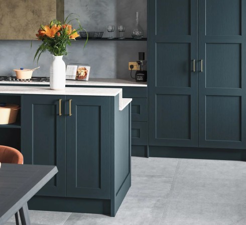 Timber Painted Shaker Style in Marine